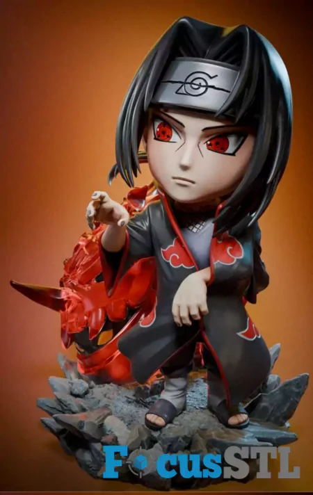 Itachi Chibi STL 3D Print Files