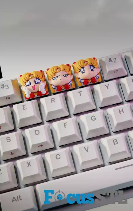 Sailor Moon Keycaps STL Files