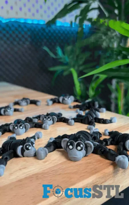Articulated Chimp Monkey STL Files