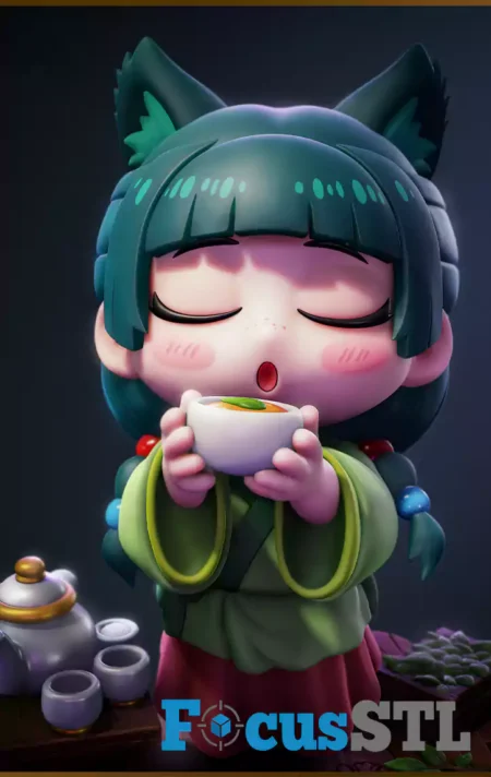Maomao Chibi STL 3D Print Files
