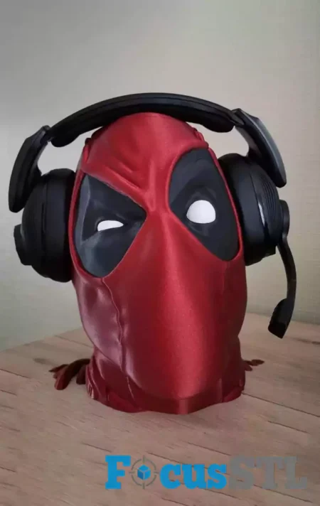 Headphone Stand Deadpool STL Files
