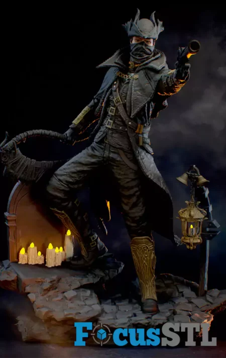 The Hunter Bloodborne Pointing STL Files