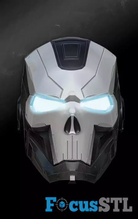 Iron Man Punisher Helmet STL 3D Print Files 