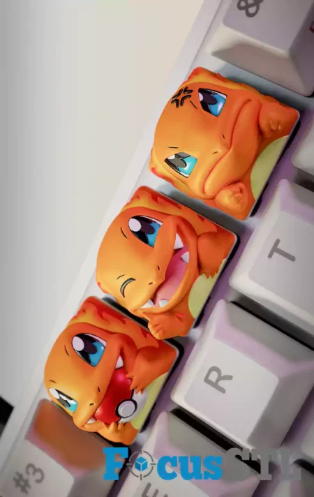 Charmander Pokémon Keycaps STL files
