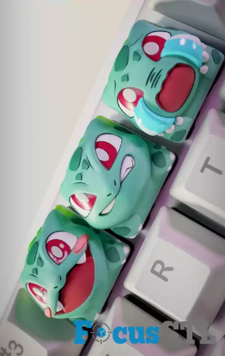 Keycaps Bulbasaur Pokémon STL Files
