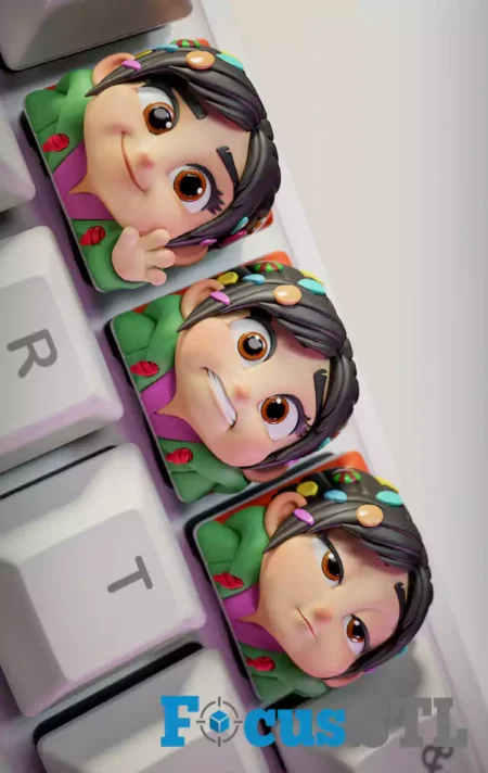 Vanellope von Schweetz Keycap STL Files