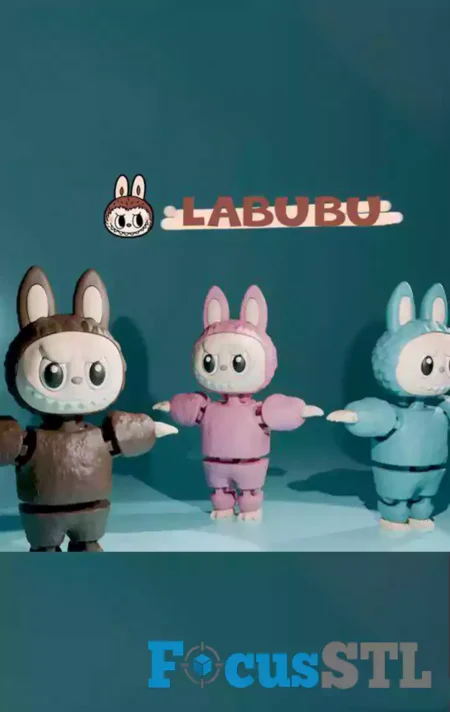 Labubu Flexi STL 3D Print Files