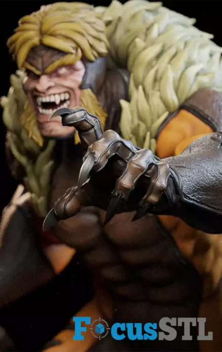 Sabretooth in Action STL Files