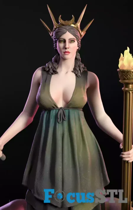Hekate the Greek Goddess STL Files