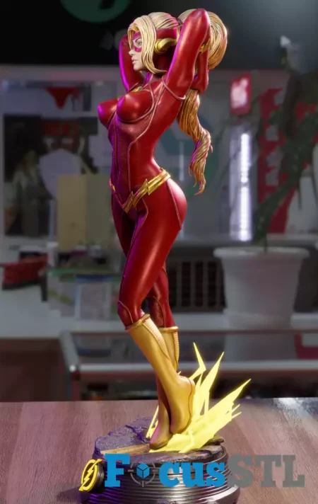  Lady Flash STL 3D Model