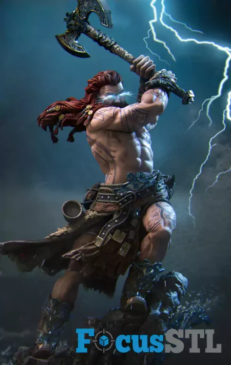 Ivar The Runic Warrior STL Files