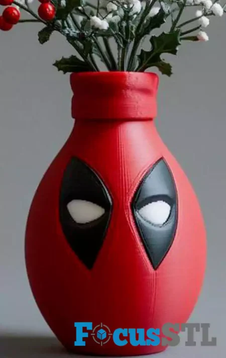 Deadpool Vase STL 3D Print Files