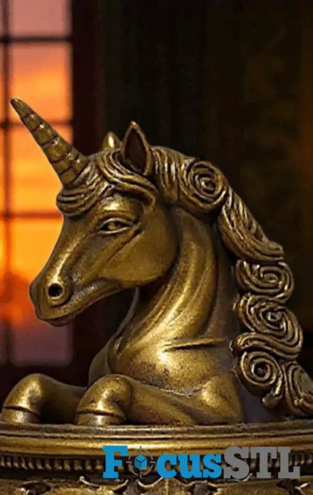 Unicorn Jewelry Box STL 3D Print Files