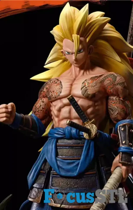 Goku Samurai Fanart DragonBall STL Files