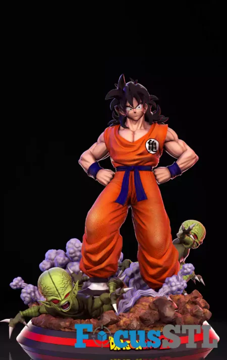 Yamcha Standing STL 3D Print Files