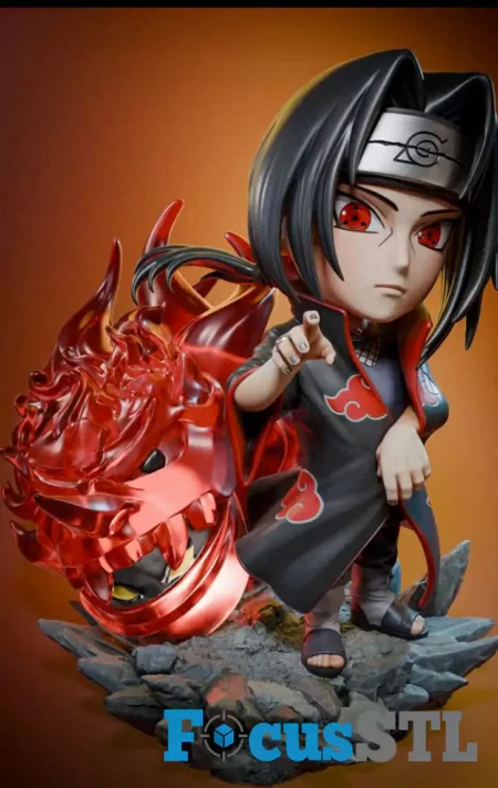 Itachi Chibi STL 3D Print Files