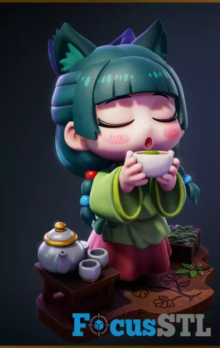 Maomao Chibi STL 3D Print Files