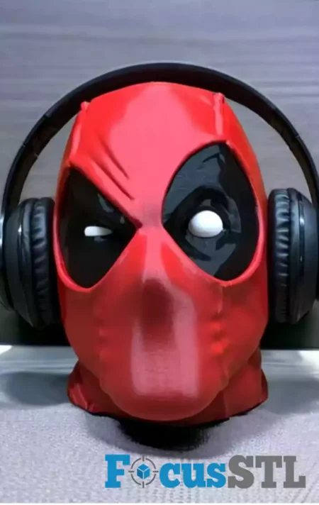 Headphone Stand Deadpool STL Files