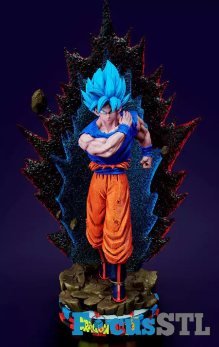 Goku Blue Jonathan Vogel STL Files
