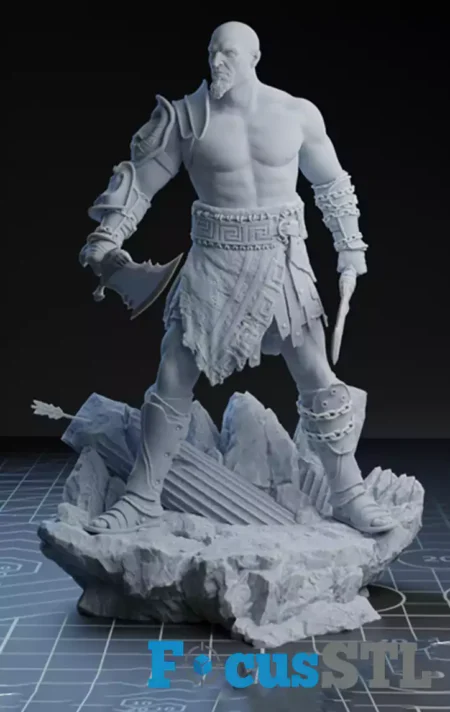 Kratos GOW 3 STL 3D Print Files