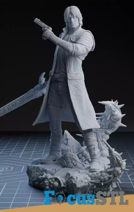 Dante Devil May Cry STL 3D Print Files