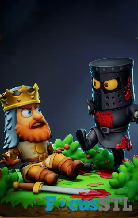 Monty Python and the Holy Grail Chibi STL Files