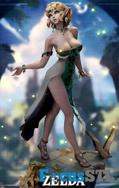 Princess Zelda STL 3D Print Files