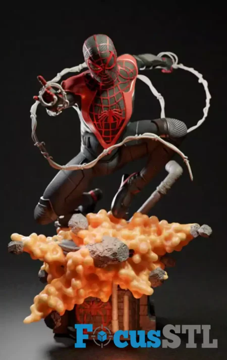Miles Morales STL 3D Print Files 