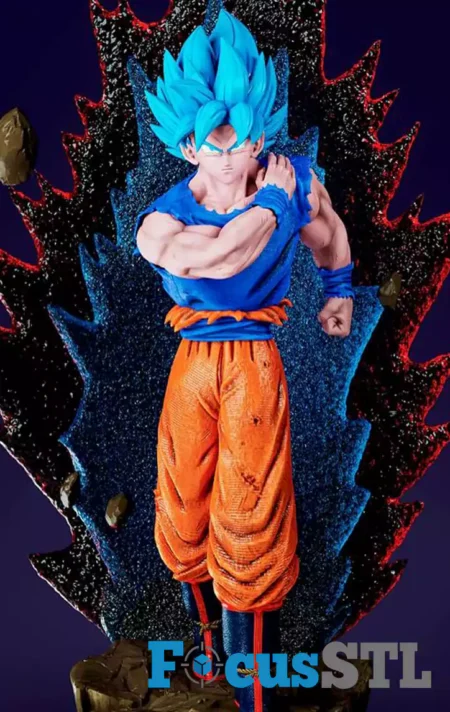 Goku Blue Jonathan Vogel STL Files