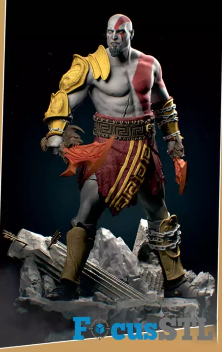 Kratos GOW 3 STL 3D Print Files