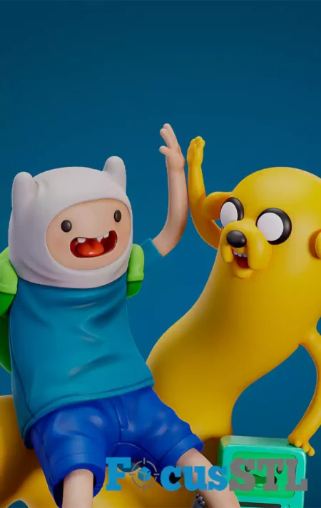 Finn and Jake BMO STL Files