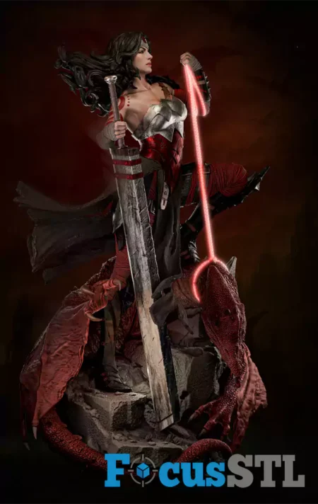 Absolute Wonder Woman STL 3D Print Files