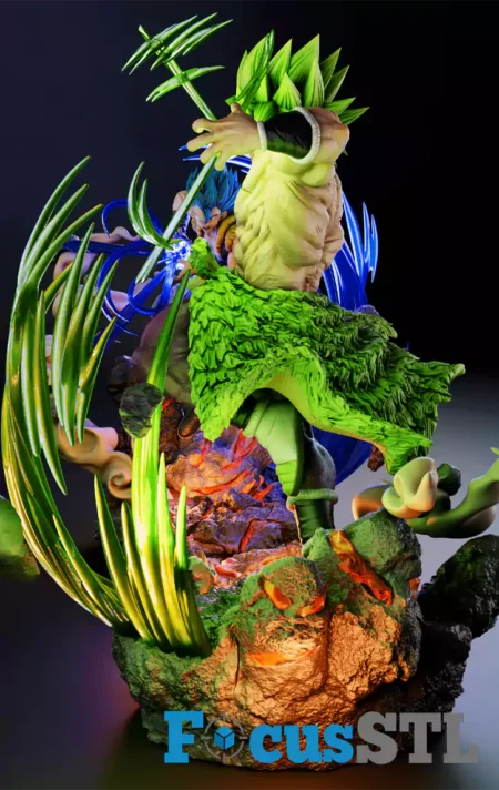 Gogeta vs Broly Diorama STL 3D Print Files