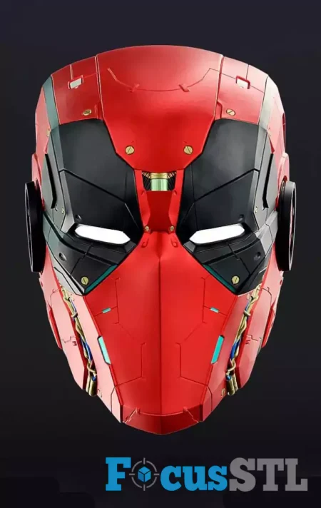 Cyberpunk Deadpool Helmet STL Files