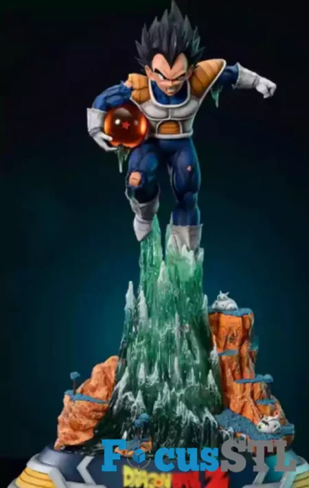 Prince Vegeta STL 3D Print Files