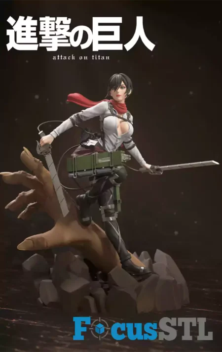 Mikasa Titan Hand Base STL 3D Print Files