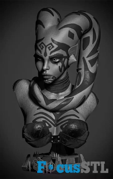 Darth Talon Bust STL 3D Print Files