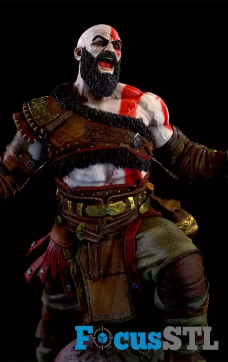 Kratos on Demon STL 3D Print Files