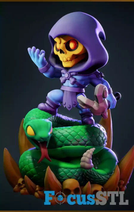 Chibi Skeletor He-Man STL 3D Print Files