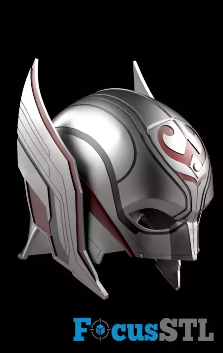 Lady Thor Helmet STL 3D Print Files