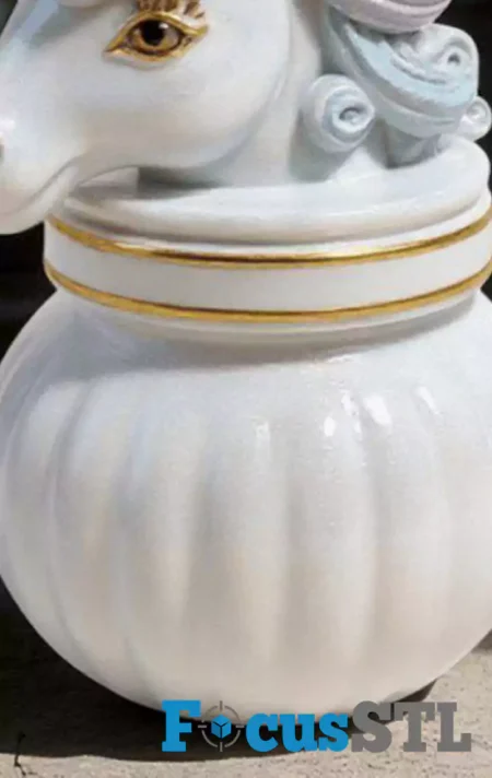 Unicorn Keepsake Jar STL Files