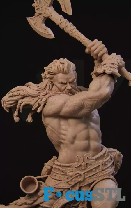 Ivar The Runic Warrior STL Files