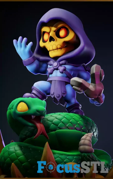 Chibi Skeletor He-Man STL 3D Print Files