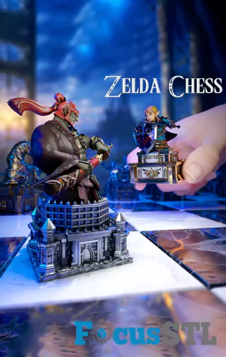 Legend of Zelda Chess Set STL files