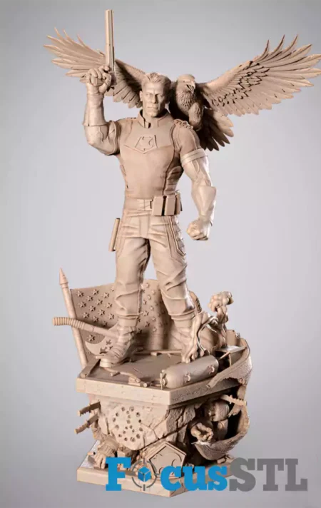 Peacemaker Sculpture STL Files