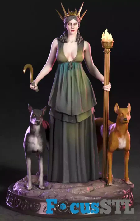 Hekate the Greek Goddess STL Files