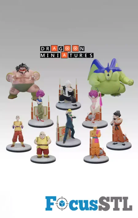Dragonball Miniatures Pack STL Files