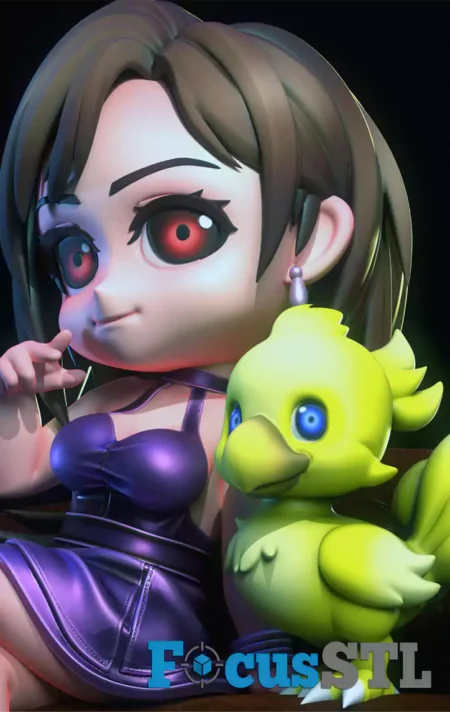 Tifa Lockhart Chibi STL Files