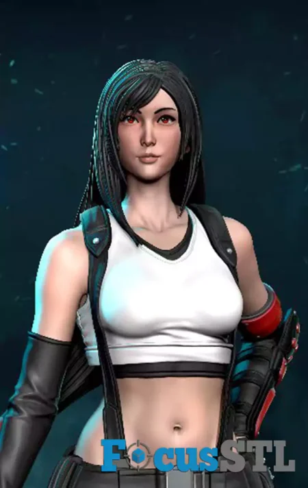 Tifa Lockhart Bust STL Files