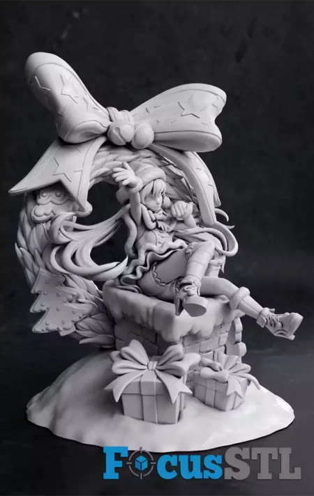 Bella Bells Christmas Girl STL Files